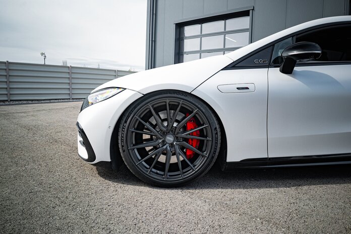 Mercedes EQS Tieferlegung Vossen Felgen