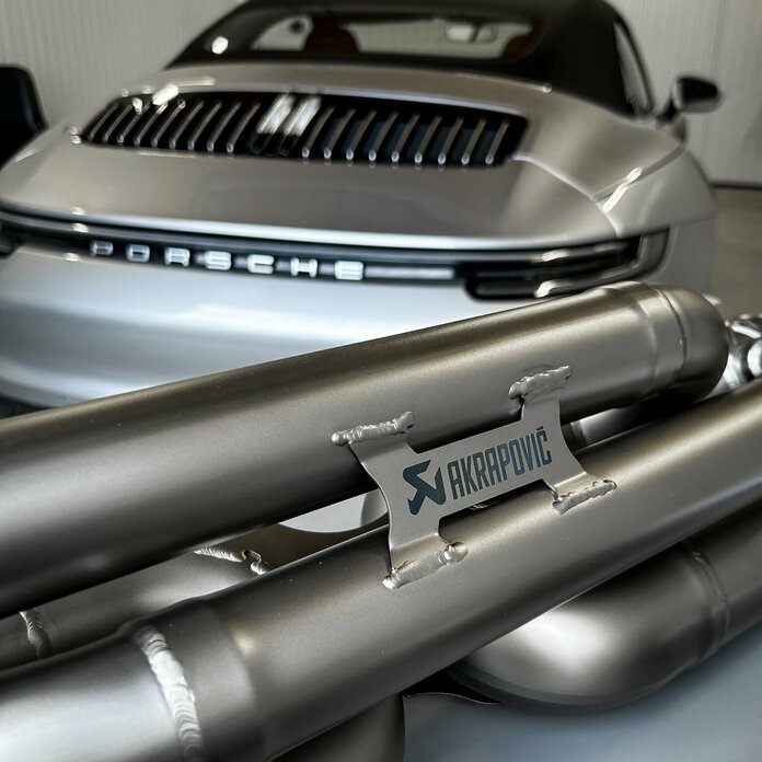 Porsche 992 Akrapovic Auspuffanlage 