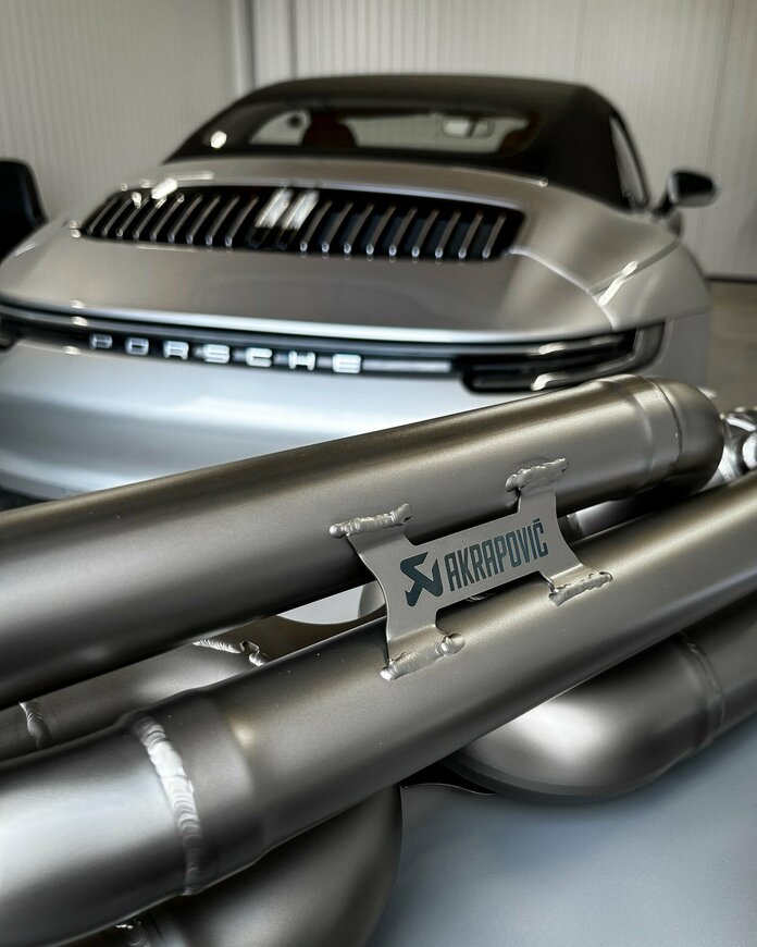 Porsche 992 Akrapovic Auspuffanlage 