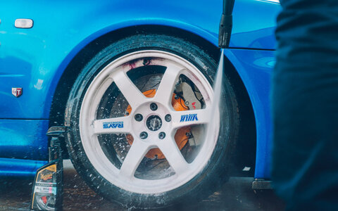 Meguiars Wheel clieaner Felgenreiniger Volk Racing TE37