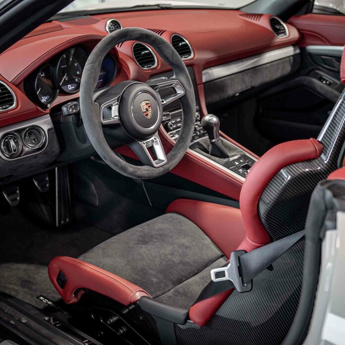 Innenausstattung Porsche 718 Spyder - Elferwerk - Webschmiede