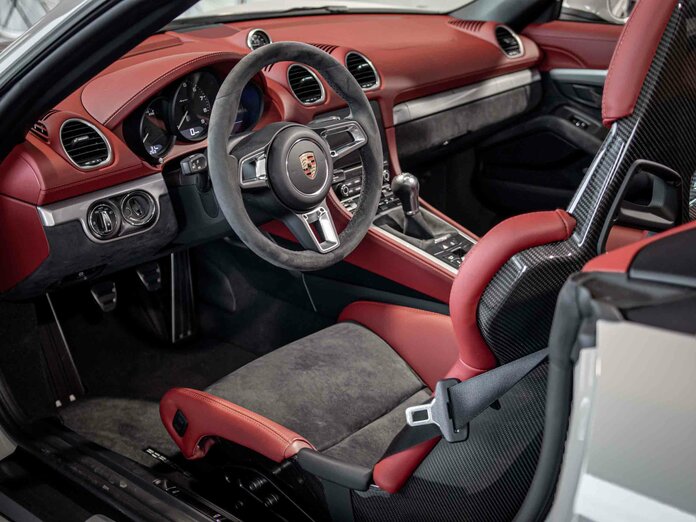 Innenausstattung Porsche 718 Spyder - Elferwerk - Webschmiede