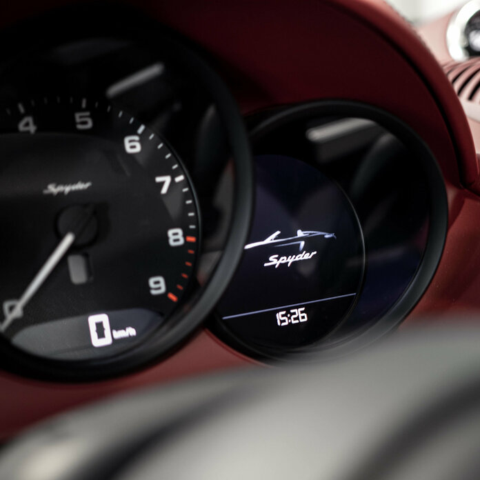 Tacho Porsche 718 Spyder - Elferwerk - Webschmiede