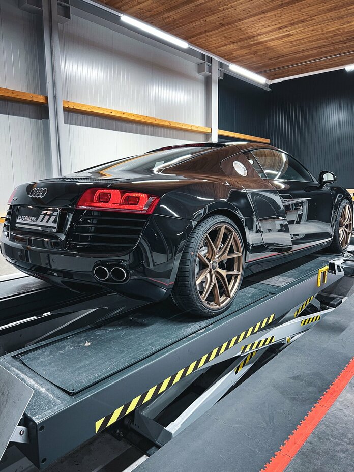 Audi R8 mit BBS CI-R Satin Bronze 